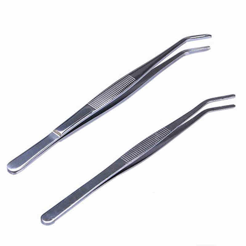 2pcs Stainless Steel Tea Tweezers Kungfu Tea Clamp Tool