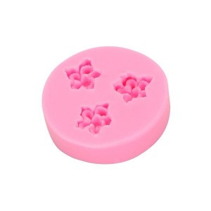 F0049 Silicone Resin Flower Mold Chocolate Soap Ha...