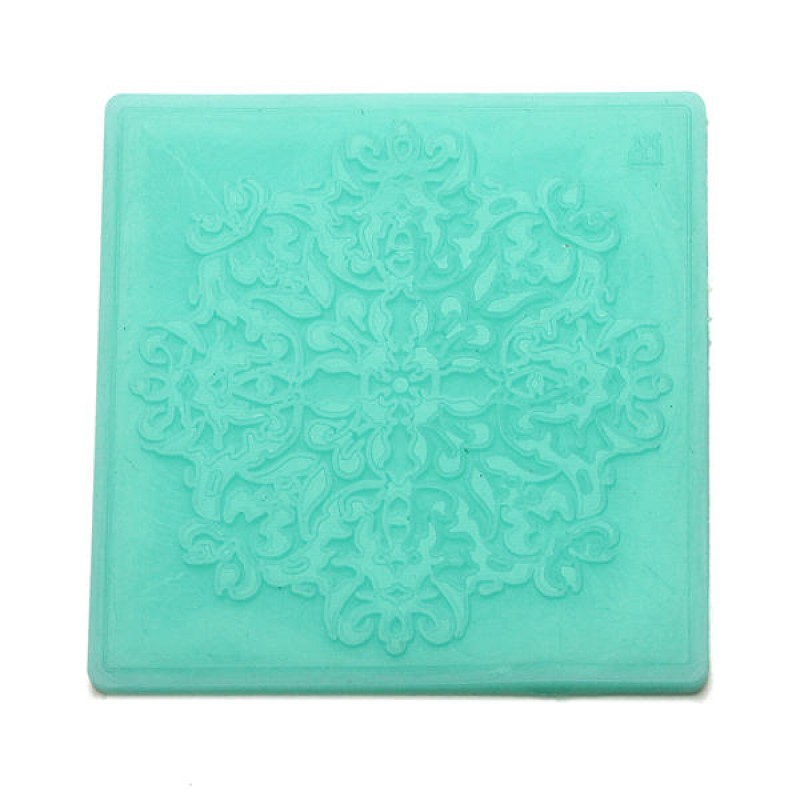 Circle Lace Decoration Silicone Mold Fondant Cake Baking Mat