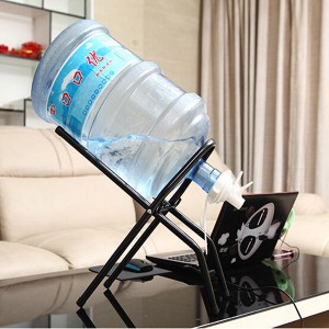 Bottle Water Invert Rack With A Spout And A Stick