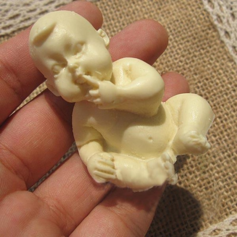 Fondant Silicone Mold Baby 3D Doll Cake Mold Cake Decoration