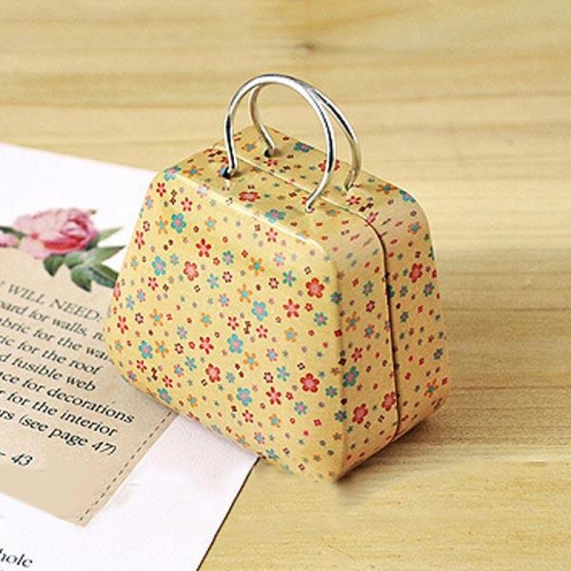 Mini Small Tin Coin Box Purse Case Jewelry Tea Storage Box Candy Container Organization