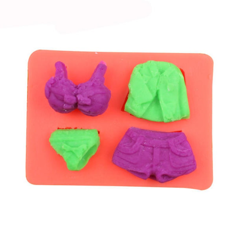 Lady Dress Bikini Silicone Fondant Mold Sugarcraft Chocolate Mold