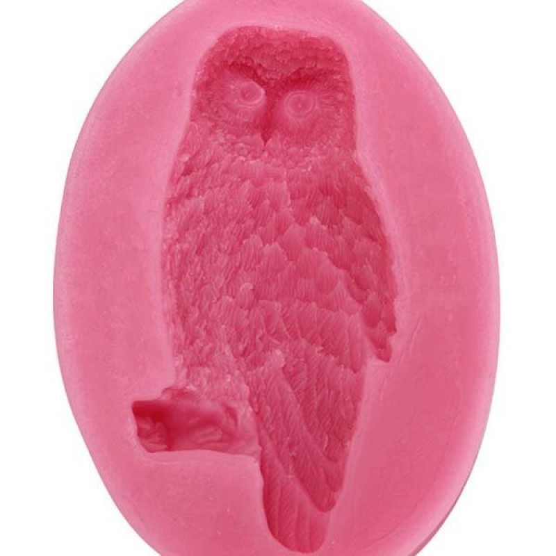 Cute Owl Silicone Fondant Cake Mold Chocolate Polymer Clay Mould