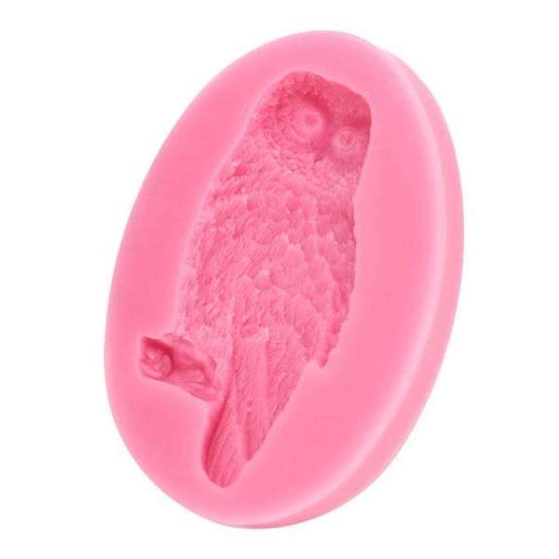 Cute Owl Silicone Fondant Cake Mold Chocolate Polymer Clay Mould