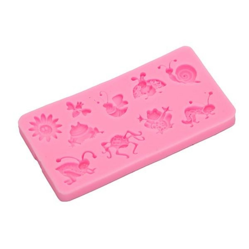 3D Silicone Fondant Mould Animal Insect Cake Decorating Mold