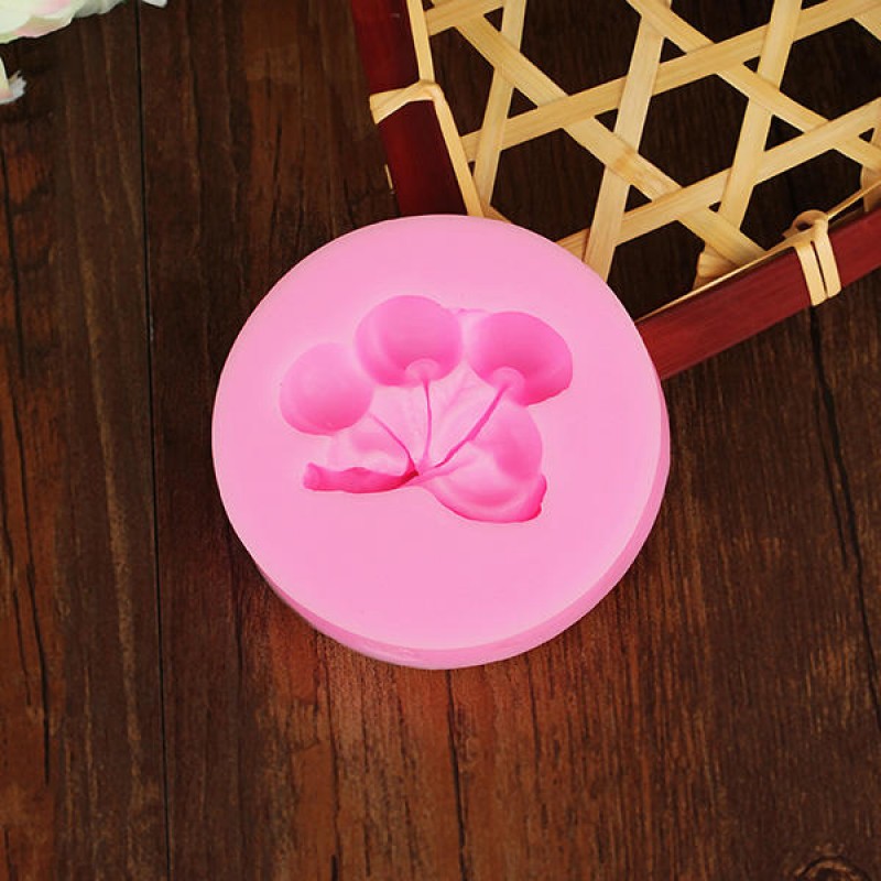 Cherry Shape Chocolate Silicone Mold Fondant Cake Decoration Mould