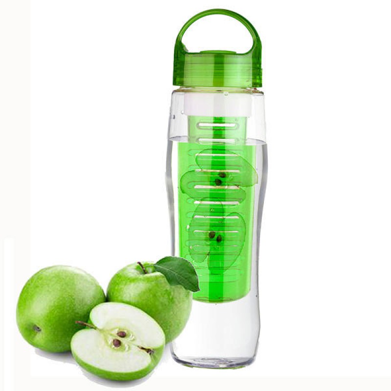 700ML Sports Plastic Fruit Infuser Water Bottle Cup BPA Free Filter Juice Maker