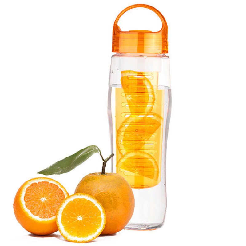 700ML Sports Plastic Fruit Infuser Water Bottle Cup BPA Free Filter Juice Maker