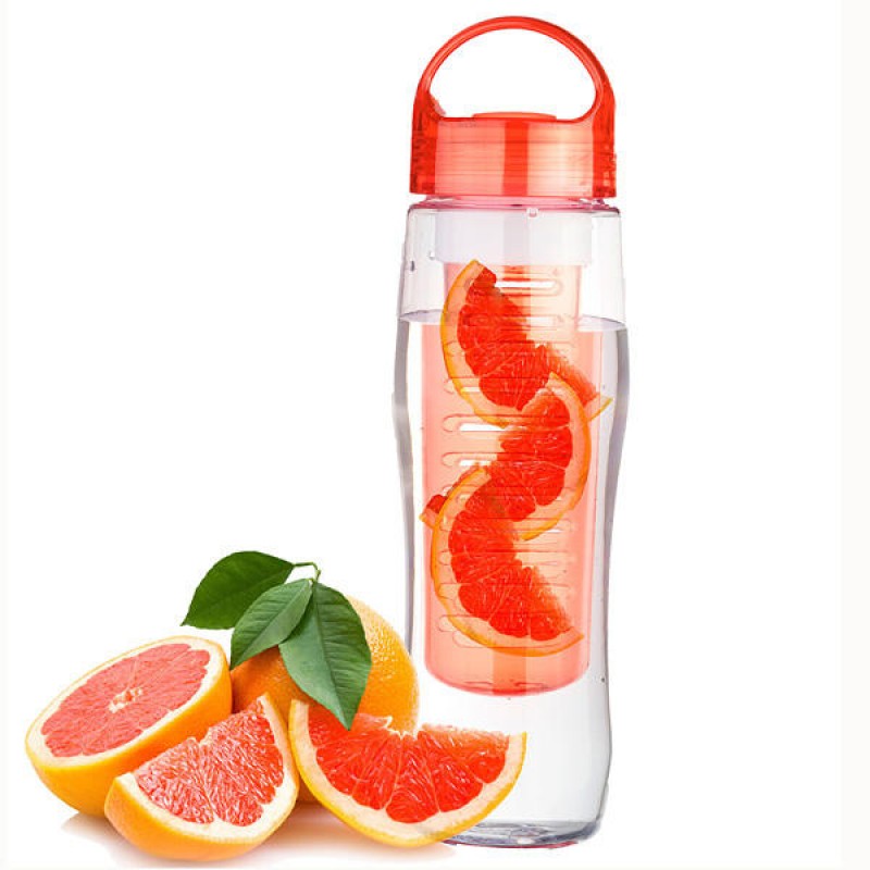 700ML Sports Plastic Fruit Infuser Water Bottle Cup BPA Free Filter Juice Maker