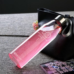 450ml H2O 8 Glasses Water Bottle Portable Sports C...