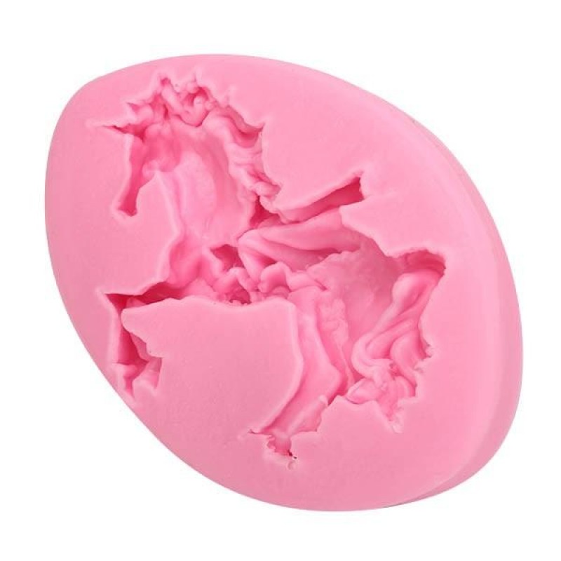 Carousel Unicorn Horse Fondant Mold Silicone Mould Cake Decorating Tool