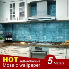 45x500cm PVC Kitchen Wall Sticker Waterproof Alumi...