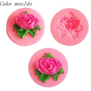 Silicon Fondant Mold 3D Mini Rose Cake Silicone Ml...