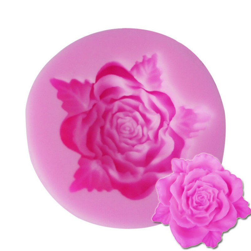 Silicon Fondant Mold 3D Mini Rose Cake Silicone Mlod Decoration Chocolate Fondant Mould Mold