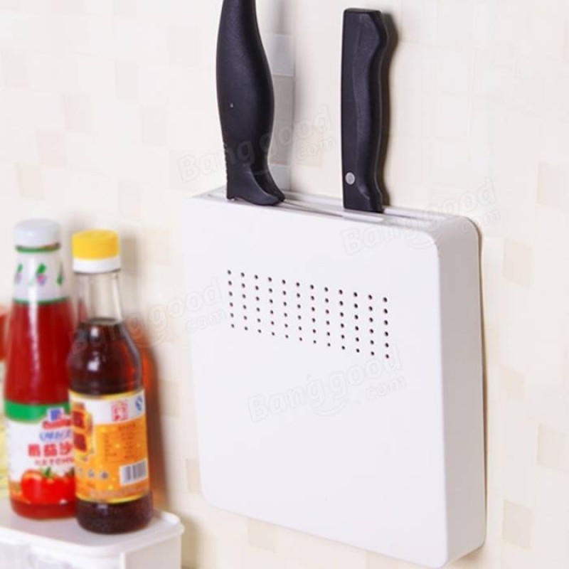 Creative Knife Holder Rack Hidden Kitchen Cabinet Hanging Knife Storage Holder Rack