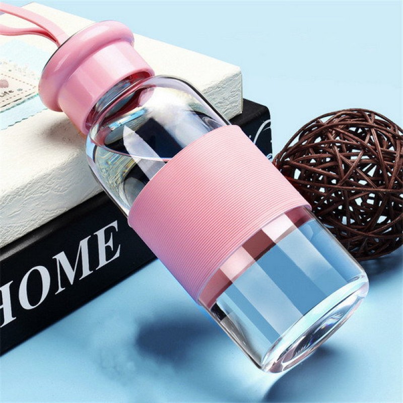 320ml Mini Size Lovely Glass Water Cups Portable Creative Sport Water Bottles