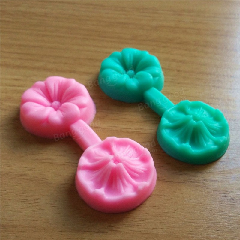 3D Cherry Shaped Silicone DIY Cake Mold Fondant Flowers DIY Cake Decorating Tool