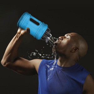 2.2L Big Mouth BPA Free Sport Gym Training Drink W...