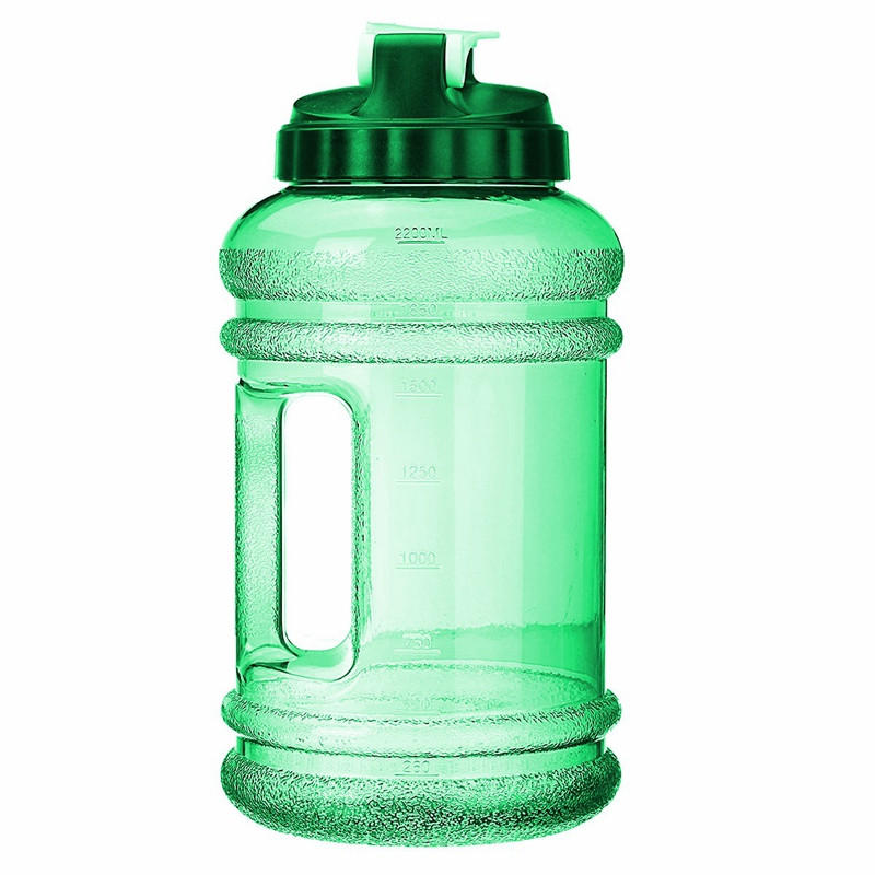 2.2L Big Mouth BPA Free Sport Gym Training Drink Water Bottle Cap Kettle Large Capacity Travel Mug