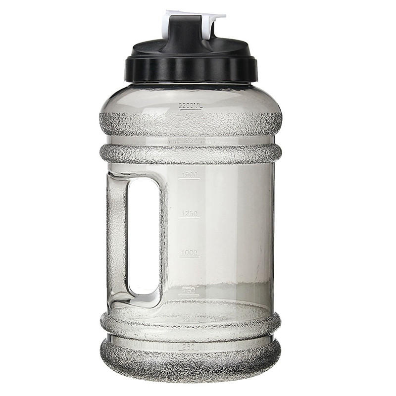 2.2L Big Mouth BPA Free Sport Gym Training Drink Water Bottle Cap Kettle Large Capacity Travel Mug