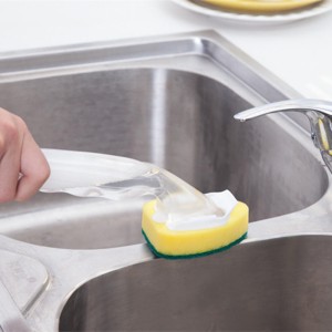 Automatic Refill Detergent Cleaning Brush Kitchen ...