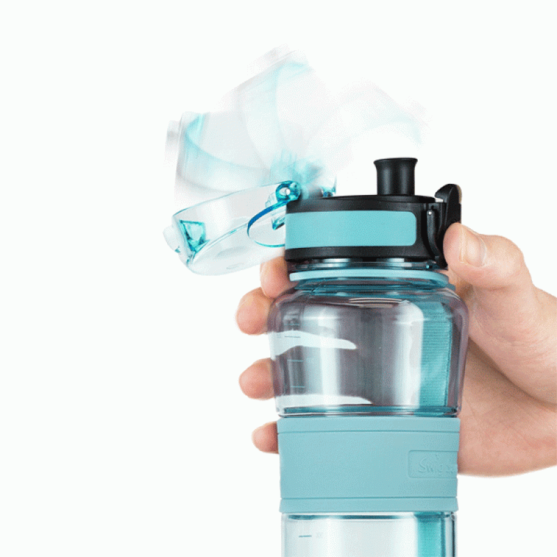 Dibe High Capacity Leak-proof Sport Water Bottle Seal Nozzle Bicycle Travel Cup With Cover Filter