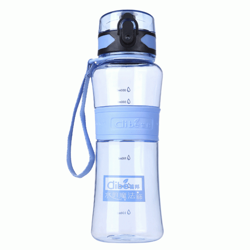 Dibe High Capacity Leak-proof Sport Water Bottle Seal Nozzle Bicycle Travel Cup With Cover Filter