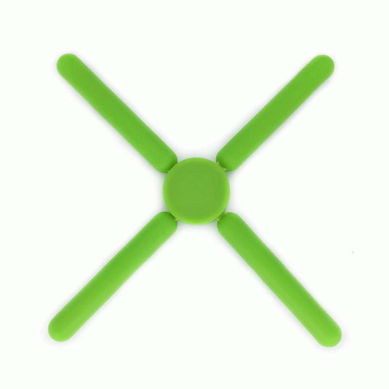 CF-MP02 Multifunctional CrosS-shaped Folding Silicone Placemat Coaster Cell Phone Mount