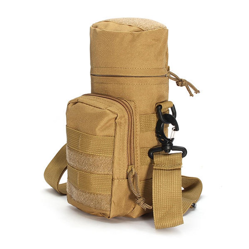 KC-BC05 Molle Water Bottle Carrier Travel Climb Outdooors Waist Belt Tactical Kettle Bag Holder