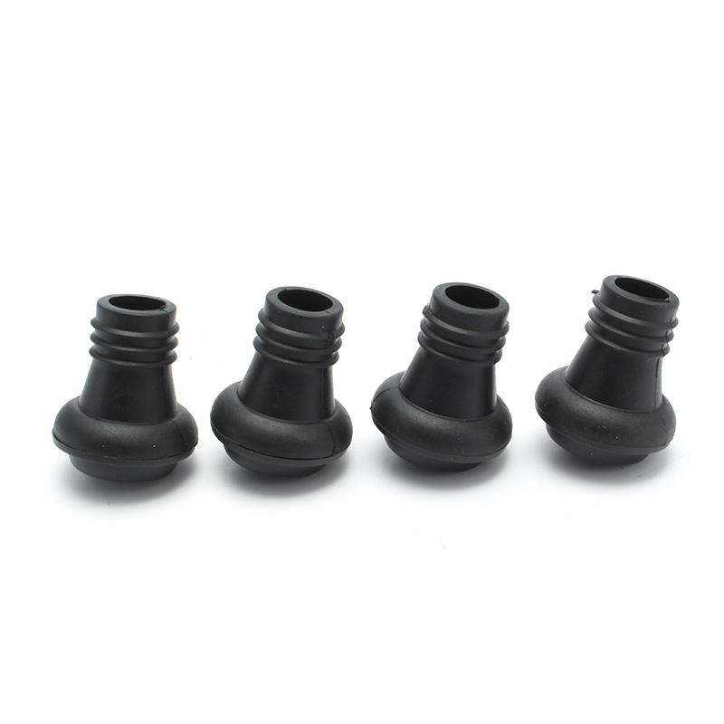 4 Pieces Rubber Vacuum Wine Pump Preserver Stoppers Black Bottle Plug