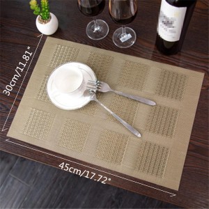 Heat Resistant Dining Table Mat Pad Placemat PVC I...