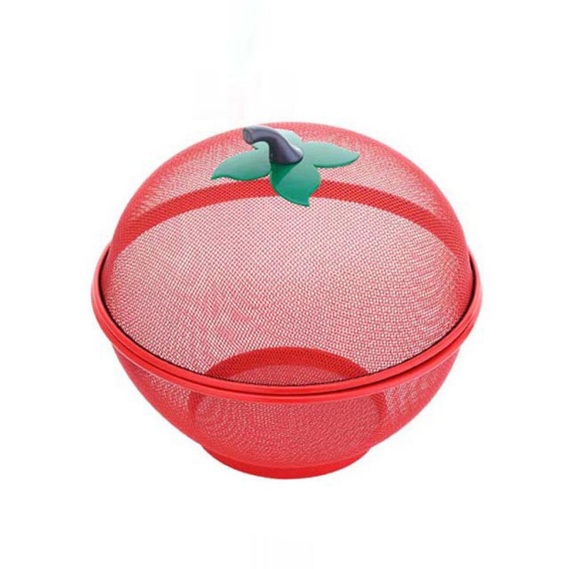 Apple Shape Mesh Fresh Fruits Storage Drain Basket Keep Flies Insects Out Storage Baskets Washing Vegetable Basket Filter Tools