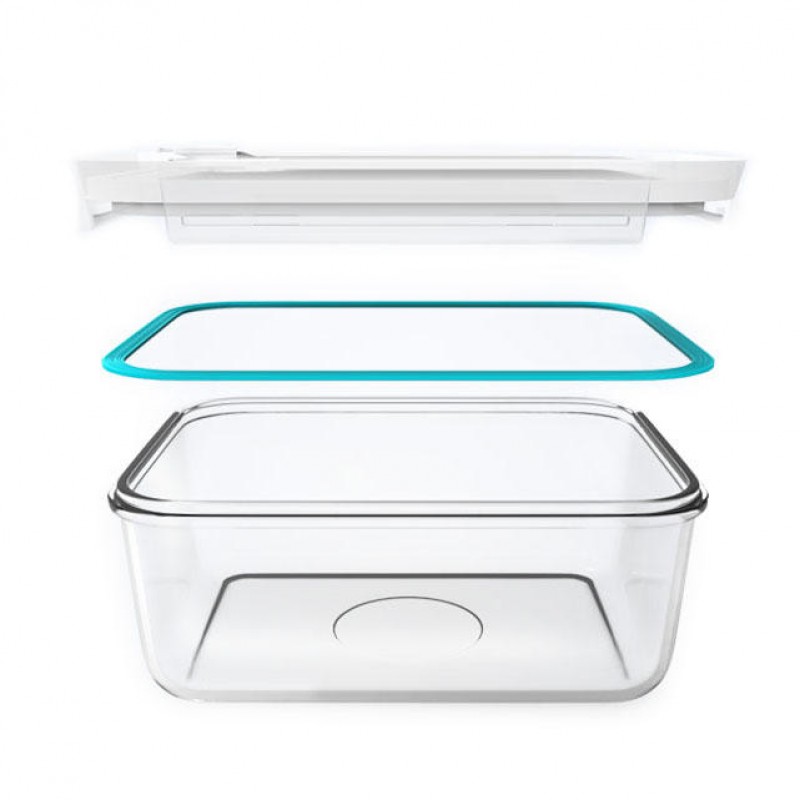 MIUI Kitchen Falling Resistant Glass Fresh Keeping Box Students Portable Lunch Box