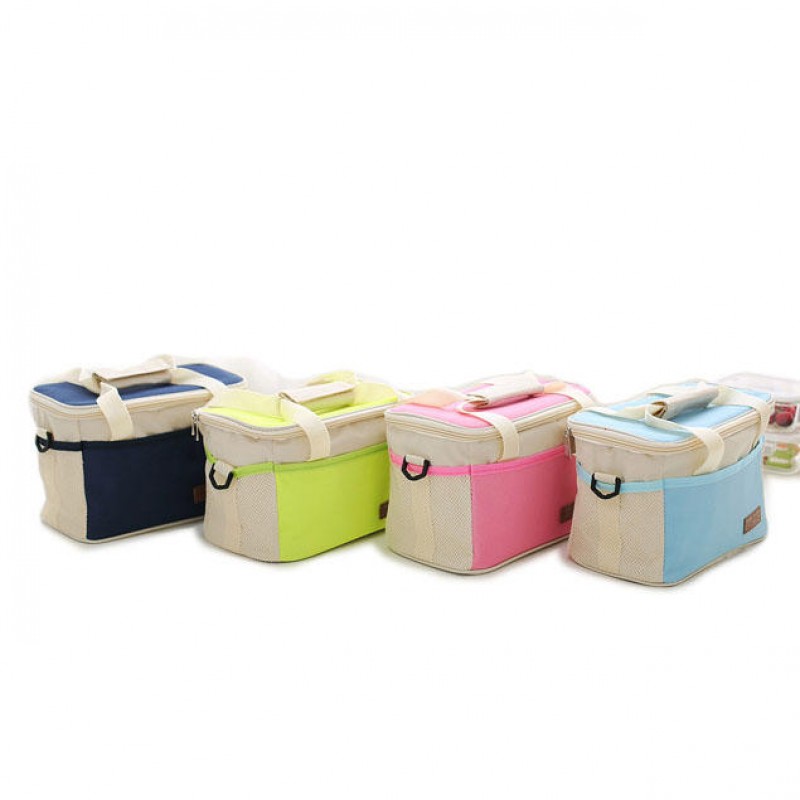 Fashion Portable Insulated Oxford Cloth Lunch Bag Thermal Food Picnic Lunch Waterproof Bags For Women Kids Men