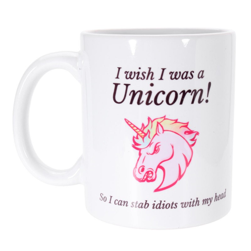 Funny Unicorn Heat Color Changing Ceramic Mug Coffee Milk Tea Cup Home Christmas Gift