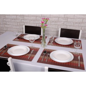 Placemat Fashion Pvc Dining Table Mat Disc Pads Bo...