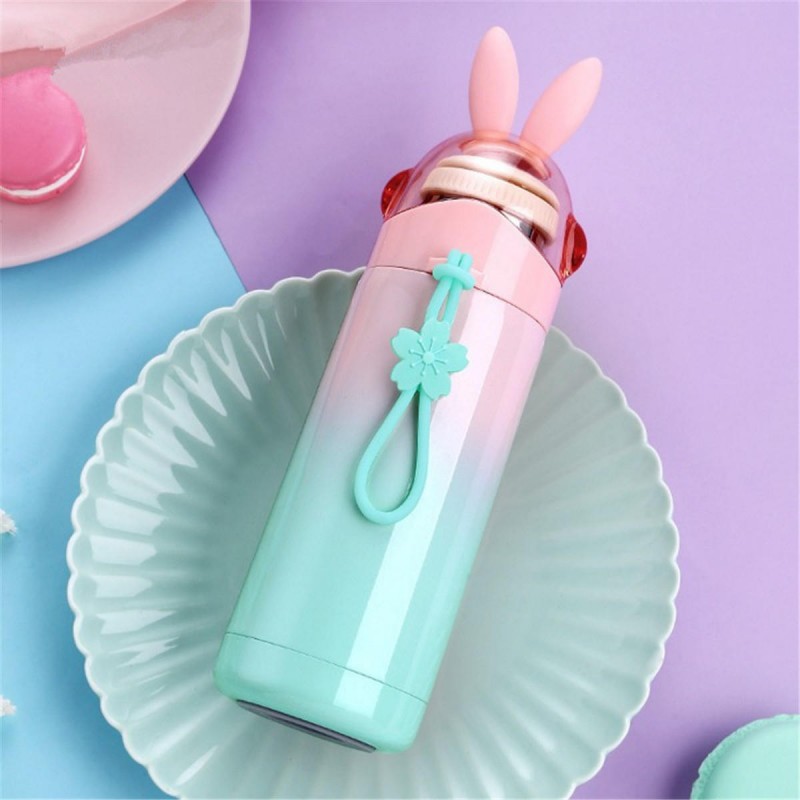 350ML Mini Vacuum Mug Cute Kid Thermos Stainless Steel Hot Water Bottle Travel Cup New Water Bottle