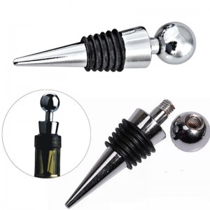 KC-SP006 Metal Bottle Stopper Wine Storage Twist C...