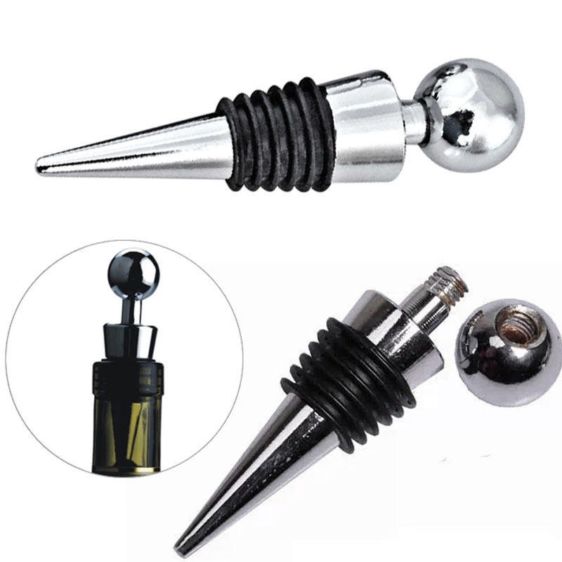 KC-SP006 Metal Bottle Stopper Wine Storage Twist Cap Plug Reusable Vacuum Sealed