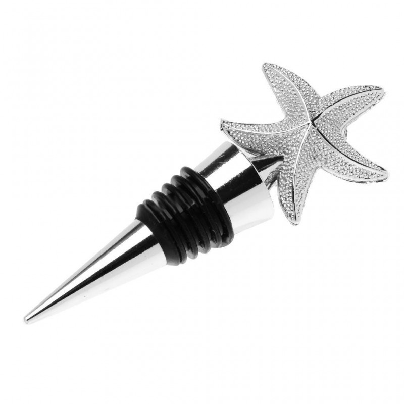 KC-SP102 Starfish Wine Bottle Stopper Wedding Favor Gift Party Beach Summer