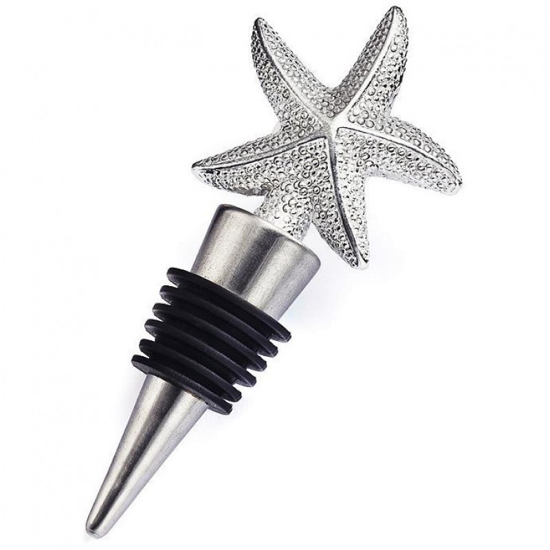 KC-SP102 Starfish Wine Bottle Stopper Wedding Favor Gift Party Beach Summer