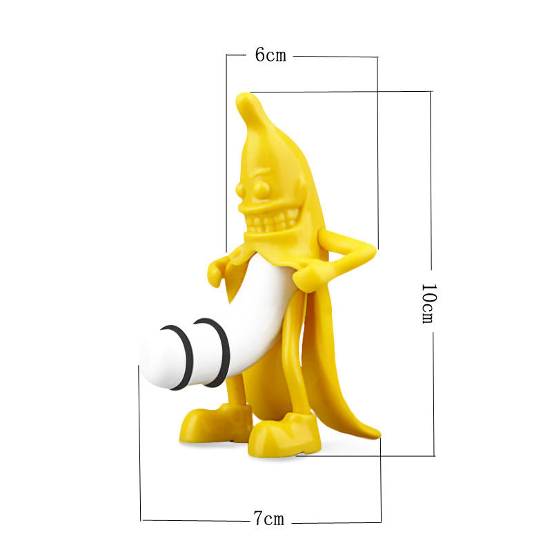 KC-SP004 Funny Mr. Banana Wine Stopper Novelty Bar Tools Wine Cork Bottle Plug Perky Interesting Gifts