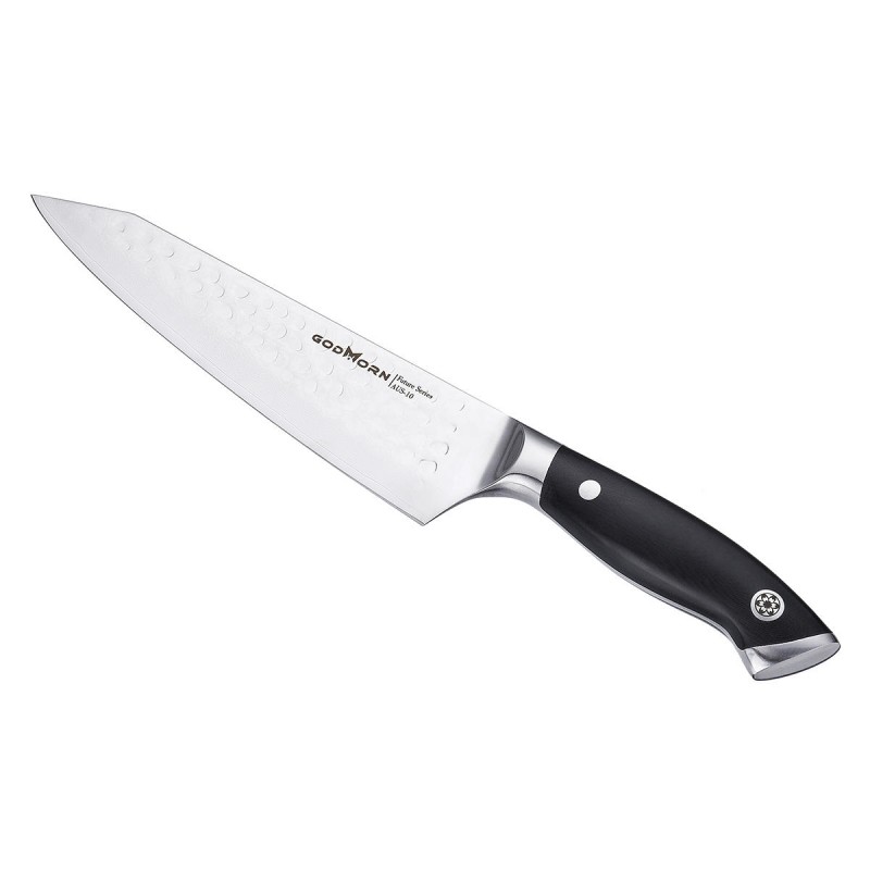 Godmorn Chef Knife 8 Inch AUS-10V Japanese Stainless Steel Professional Kitchen Knife with G10 Handle