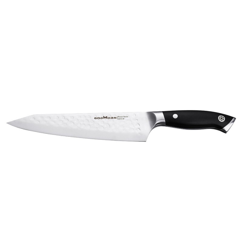 Godmorn Chef Knife 8 Inch AUS-10V Japanese Stainless Steel Professional Kitchen Knife with G10 Handle