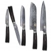 XYj Damascus Kitchen Knives 5 Pcs Set High Quality...