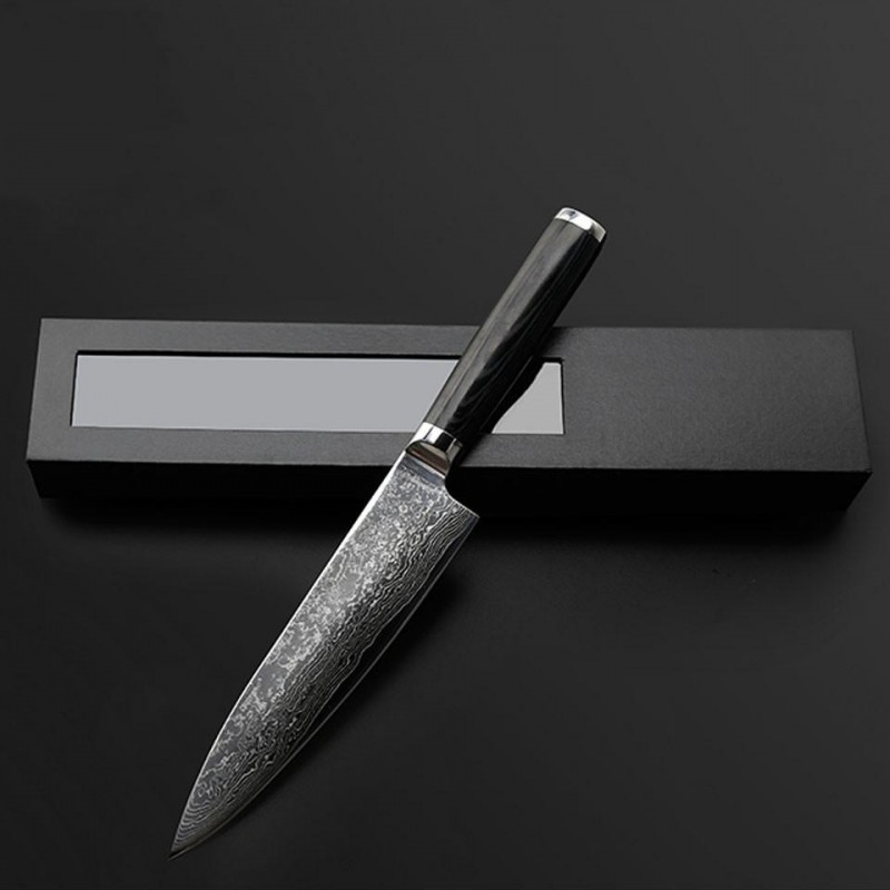 FINDKING Damascus Stainless Steel Knife Blade Color Mikata  Handle 8 inch Chef Knife 67 Layers Damascus Steel Knife