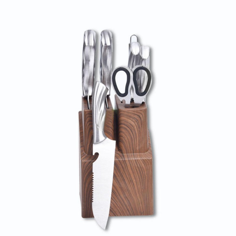 Stainless Steel Knife Set of Kitchen Knives Gift Chef Knives Eight Piece Meat Fruit Vegetable Anti-Slip Handle