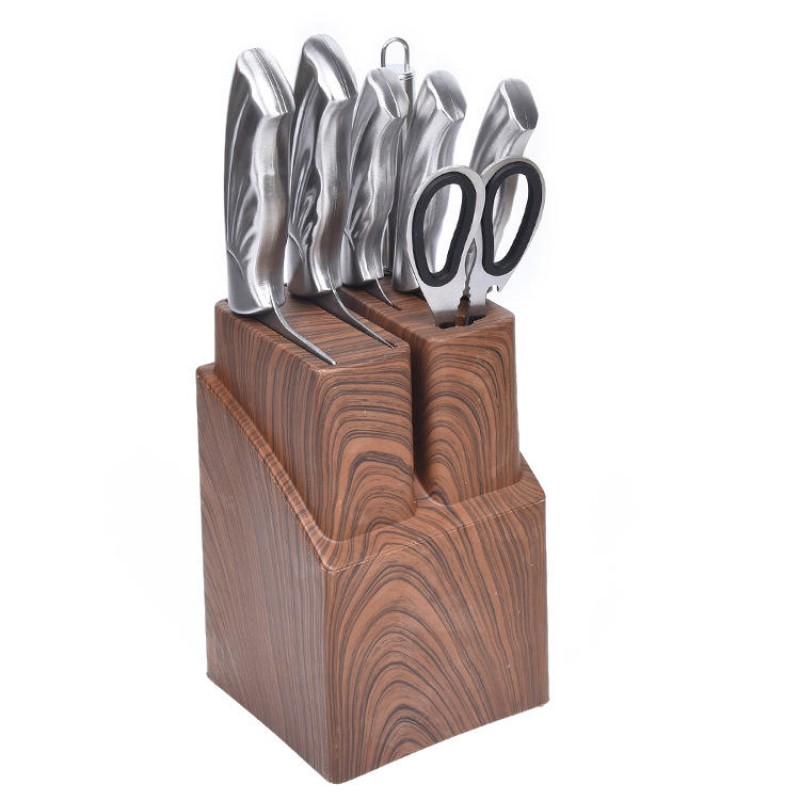 Stainless Steel Knife Set of Kitchen Knives Gift Chef Knives Eight Piece Meat Fruit Vegetable Anti-Slip Handle