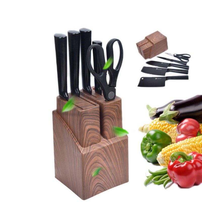 Stainless Steel Knife Set of Kitchen Knives Gift Chef Knives 6 Piece Meat Fruit Vegetable Anti-S